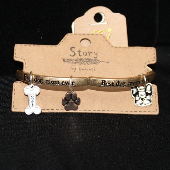 Story by Davinci "Best Dog Mom Ever" Bracelet - Picture 6 of 8